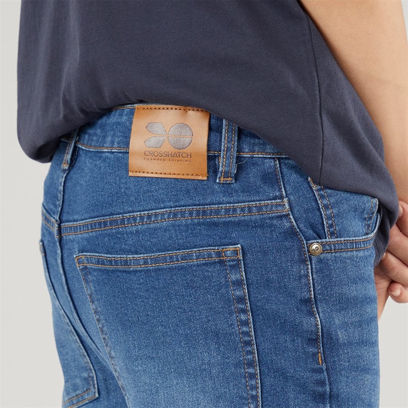 Boys Straight Jeans Mid Wash - Image 3