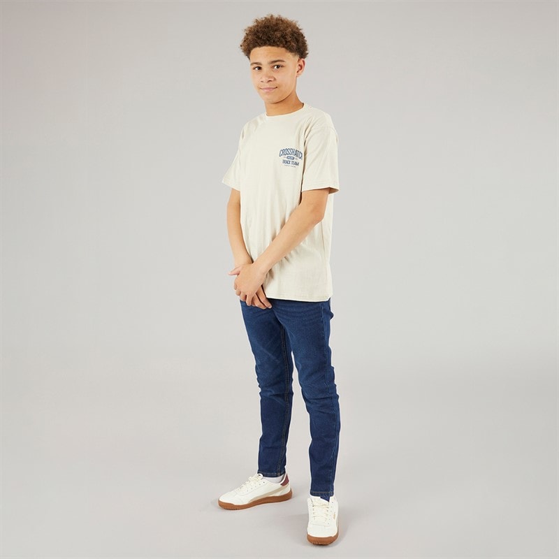 Boys Straight Jeans Dark Wash - Image 4
