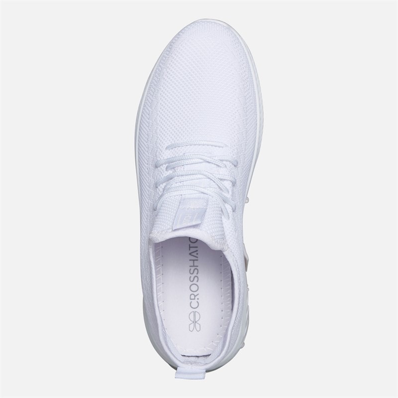 Mens Antioch Trainers White - Image 4