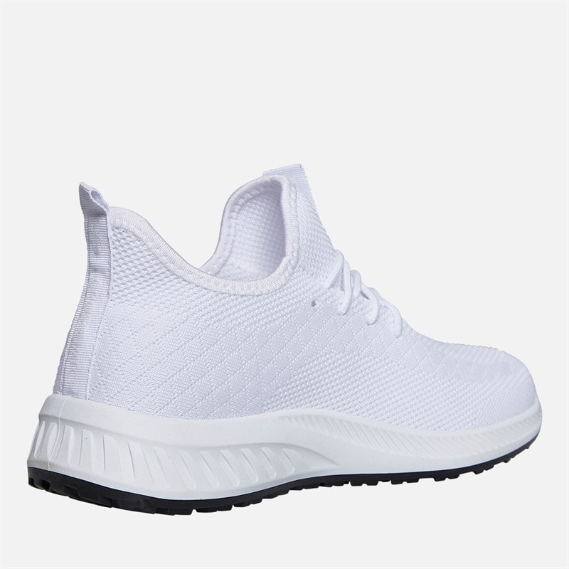 Mens Antioch Trainers White - Image 5