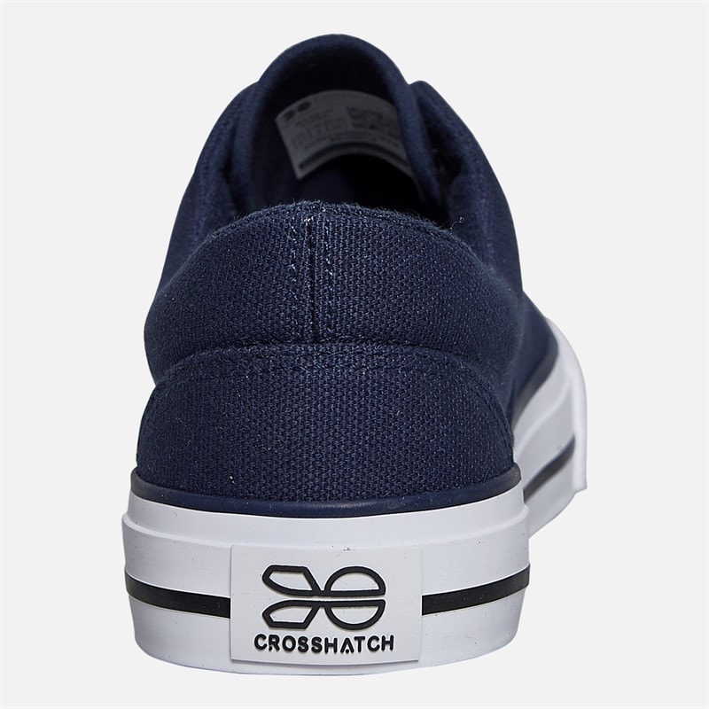 Junior Boys Skywalk Canvas Pumps Navy - Image 3