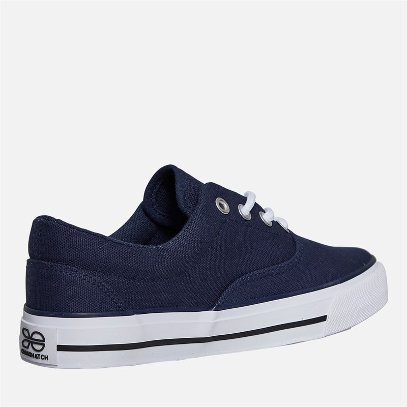Junior Boys Skywalk Canvas Pumps Navy - Image 5