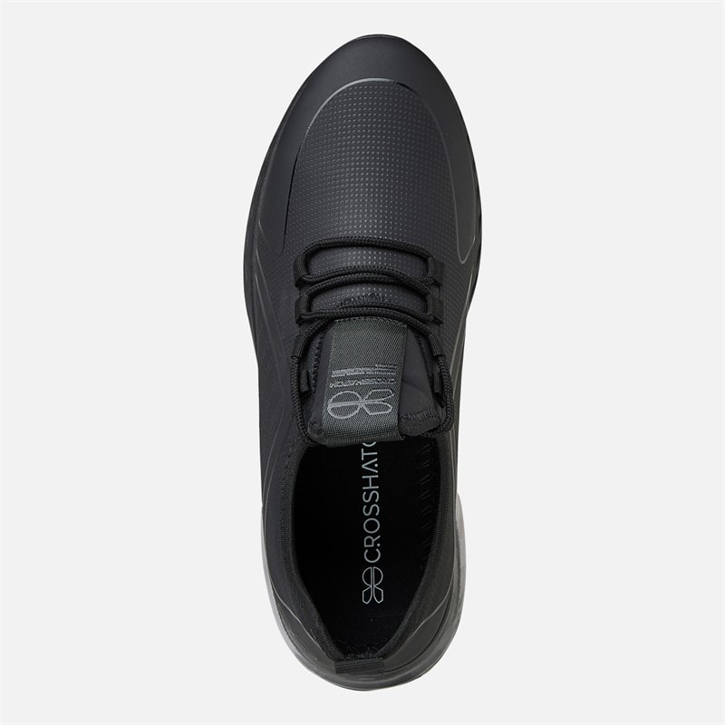Mens Clarington Trainers Black Mono - Image 4