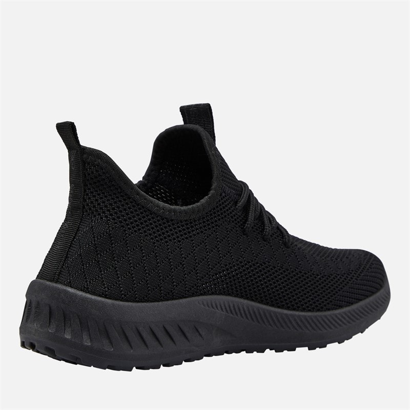 Womens Antioch Trainers Black Mono - Image 5