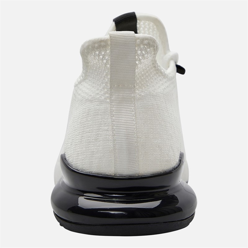 Mens Smitlay Trainers White/Black - Image 3