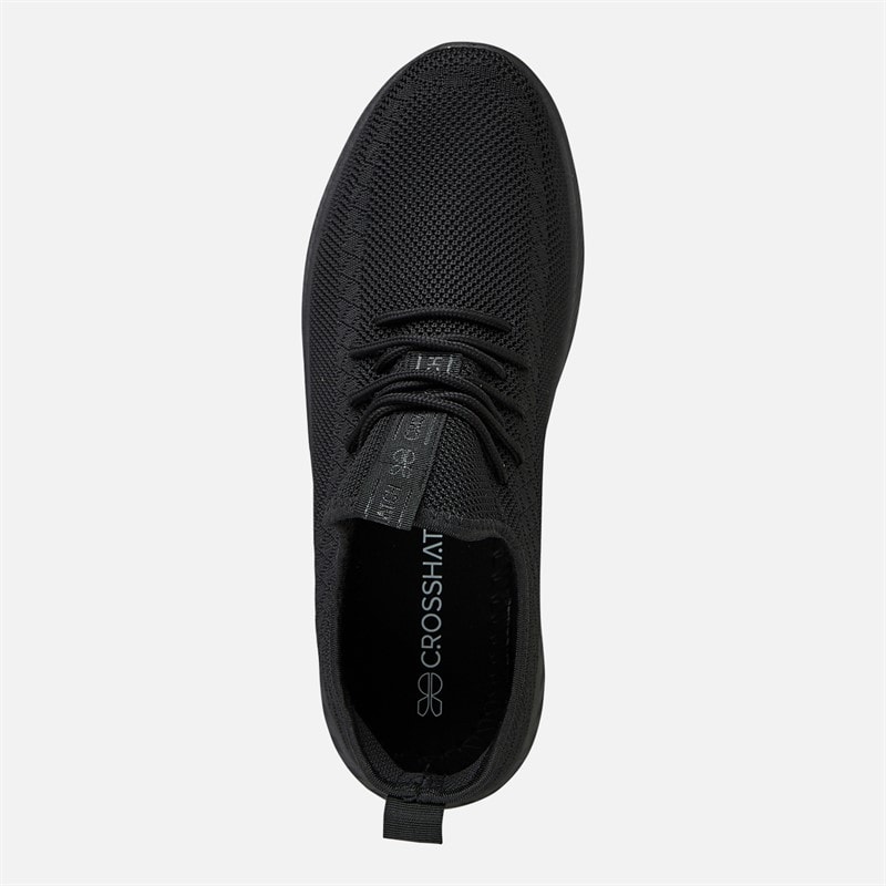 Mens Antioch Trainers Black Mono - Image 4