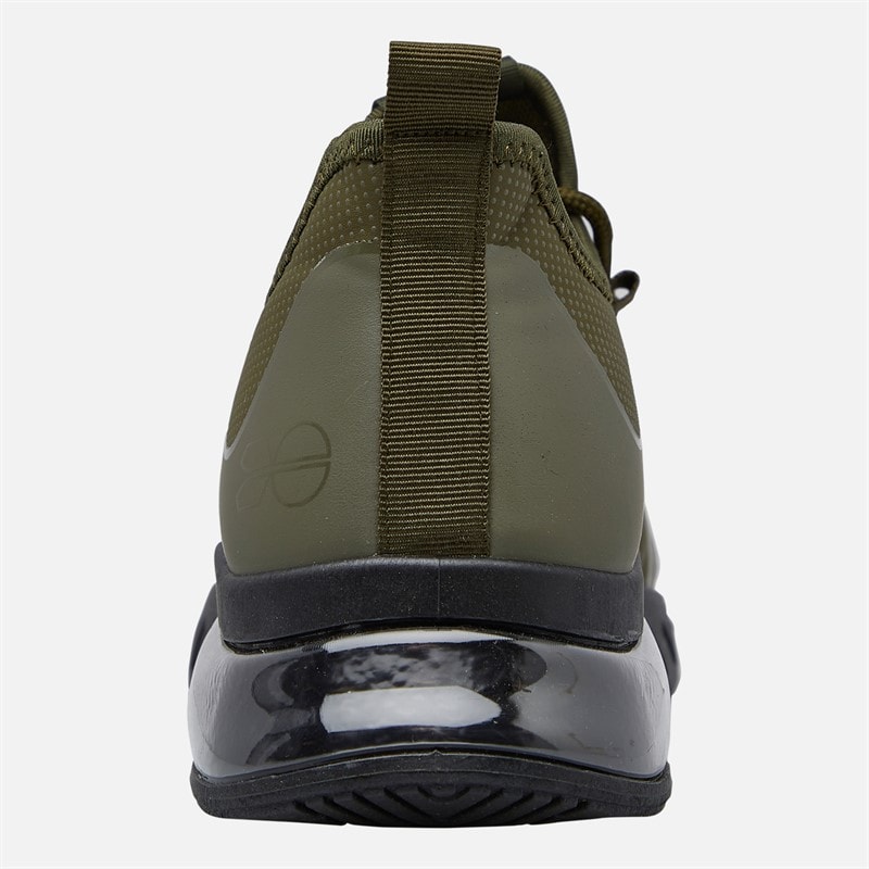 Mens Clarington Trainers Khaki/Black - Image 3