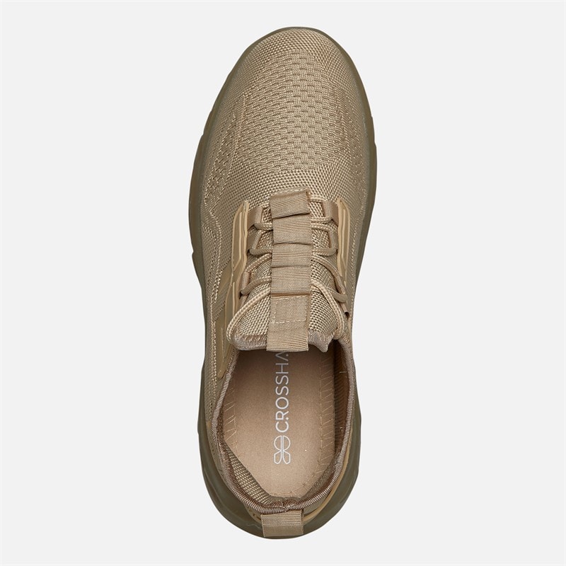 Mens Nantycaws Trainers Stone - Image 4