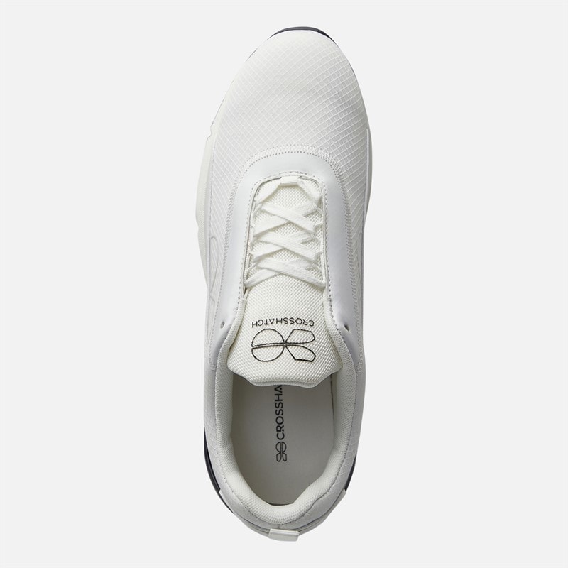 Mens Smitlay II Trainers White/Navy - Image 4