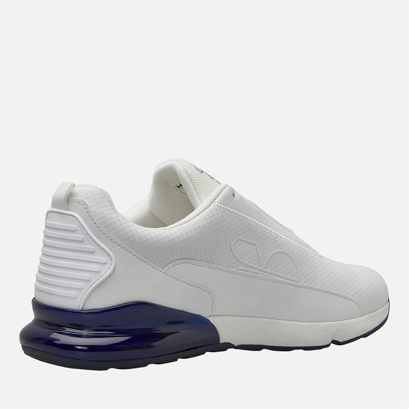 Mens Smitlay II Trainers White/Navy - Image 5