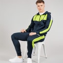 Mens Glotrack Tracksuit Lime Punch
