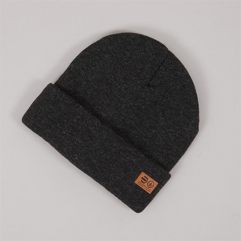 Crosshatch Mens 3M Thinsulate Beanie Charcoal Mix