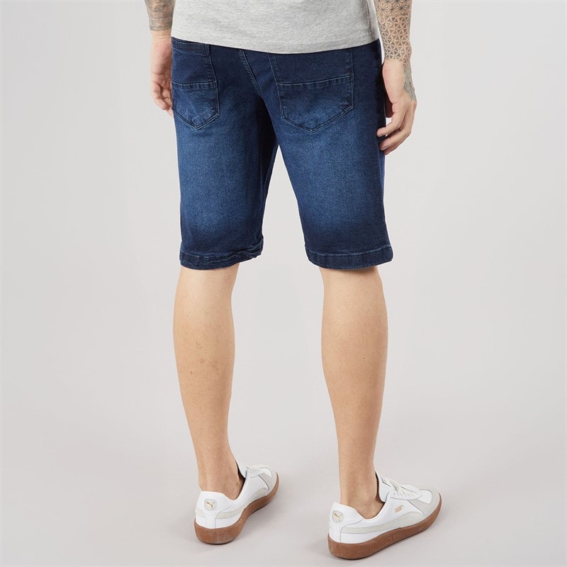 Mens Kamaline Denim Shorts Dark Wash - Image 2