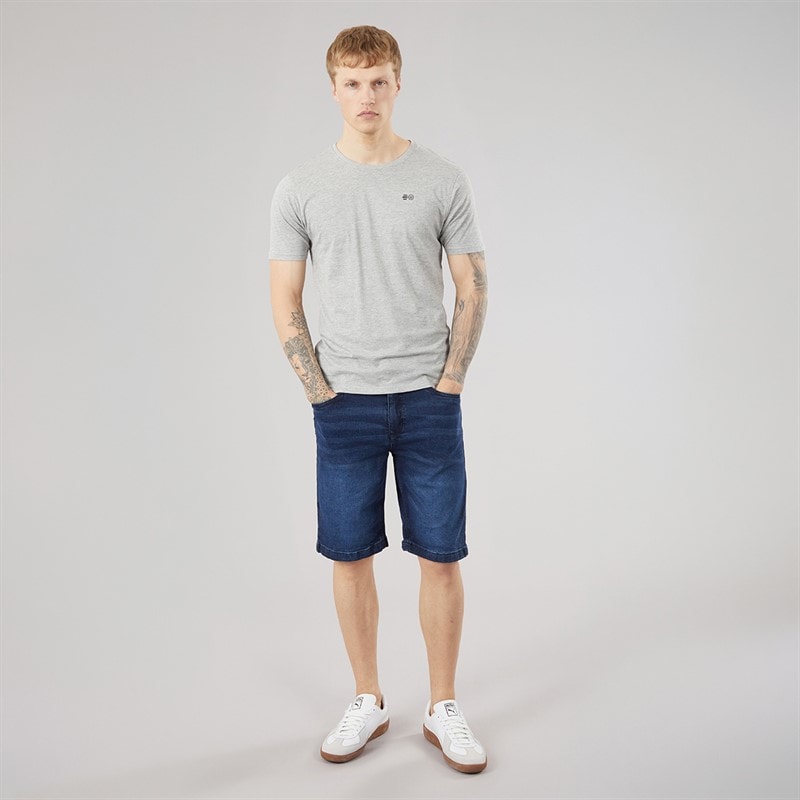 Mens Kamaline Denim Shorts Dark Wash - Image 4