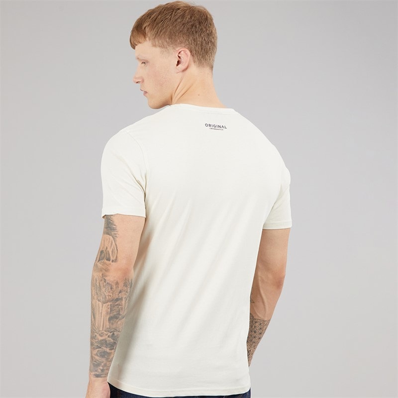 Mens Motocross T-Shirt Off White - Image 2