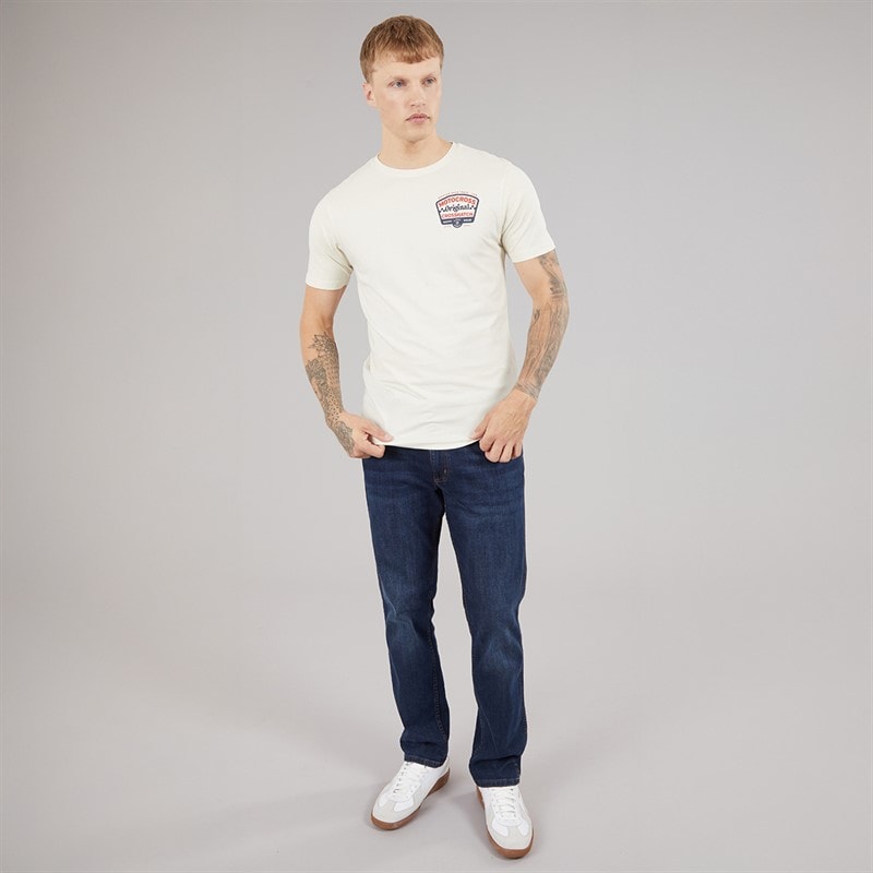 Mens Motocross T-Shirt Off White - Image 4