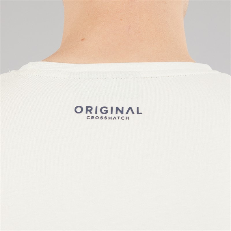 Mens Motocross T-Shirt Off White - Image 5