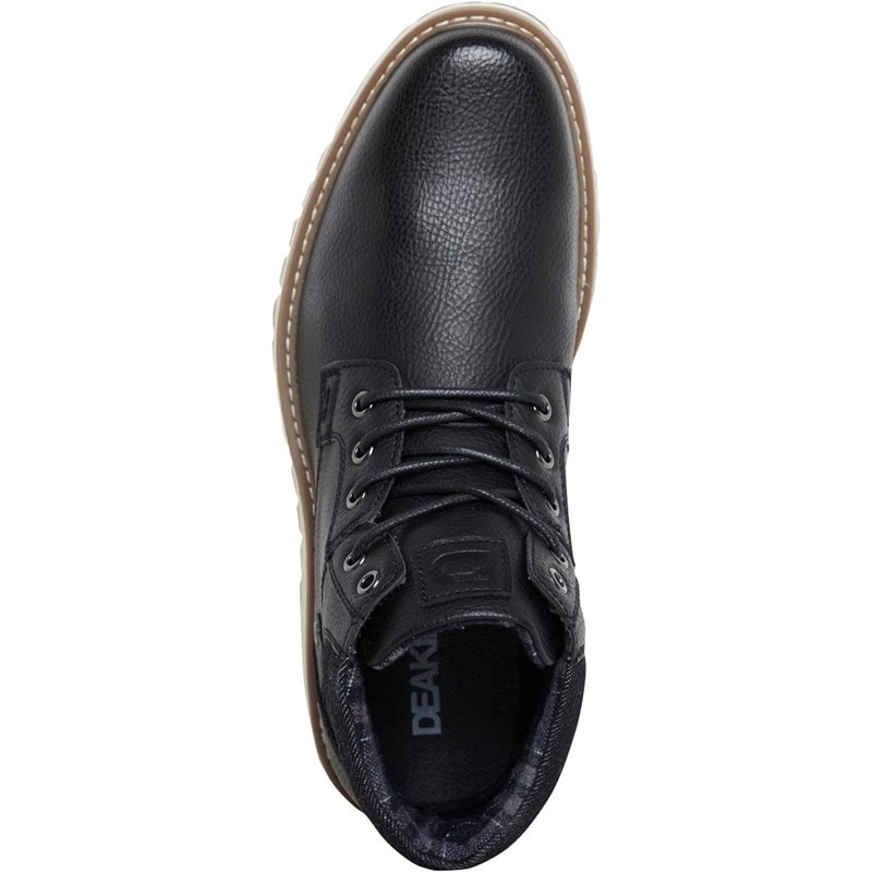 Mens Oxford Boots Black - Image 4