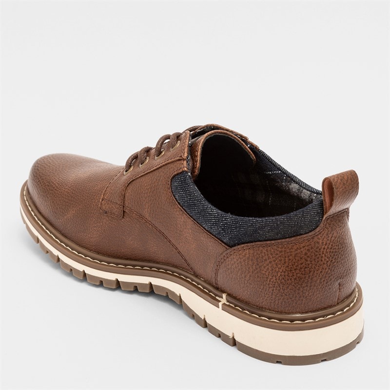 Mens Cambridge Shoes Tan - Image 5