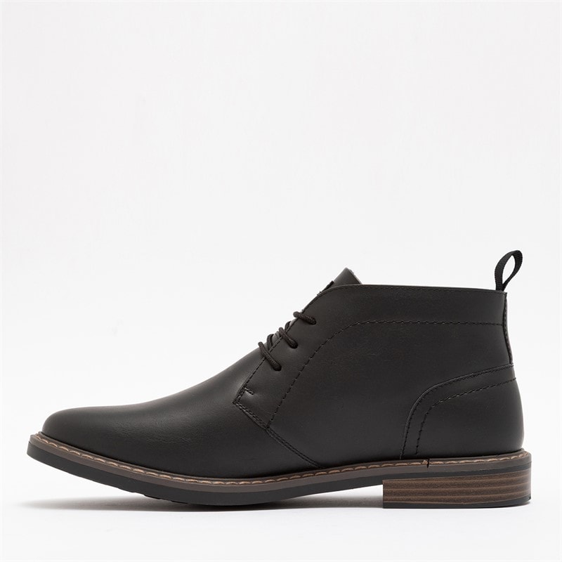 Mens Boyce Chukka Boots Black - Image 3
