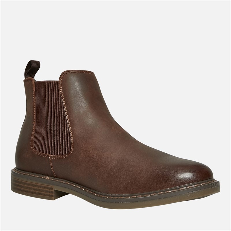 Mens Del Chelsea Boots Mid Brown - Image 5