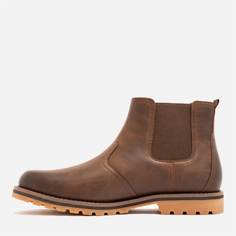 Mens Matterhorn Chelsea Boots Mid Brown - Image 3