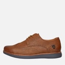 Mens Karl Brogue Shoes Tan/Brown