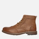 Mens Brooks Brogue Boots Tan