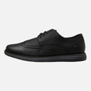 Mens Karl Brogue Shoes Black/Charcoal