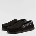 Mens Ryder Moccasin Slippers Black