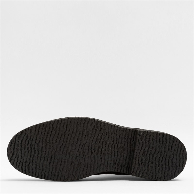 Mens Oakwood Chelsea Boots Black Suede - Image 2