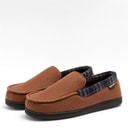 Mens Ryder Moccasin Slippers Tan
