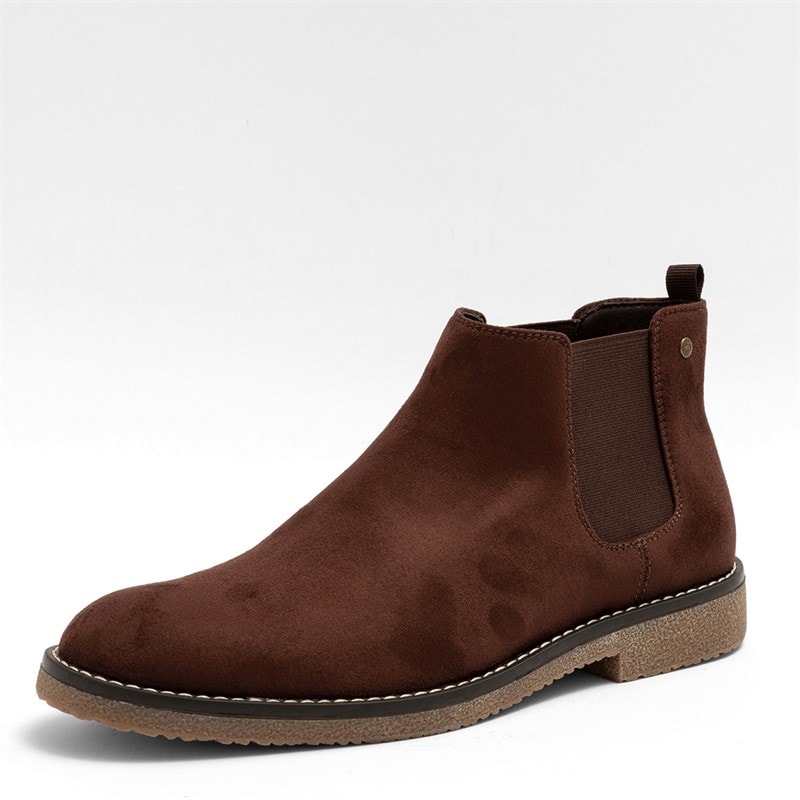 Mens Oakwood Chelsea Boots Chocolate - Image 5