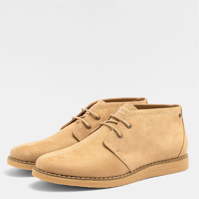 Mens Carlton Chukka Boots Sand - Image 1