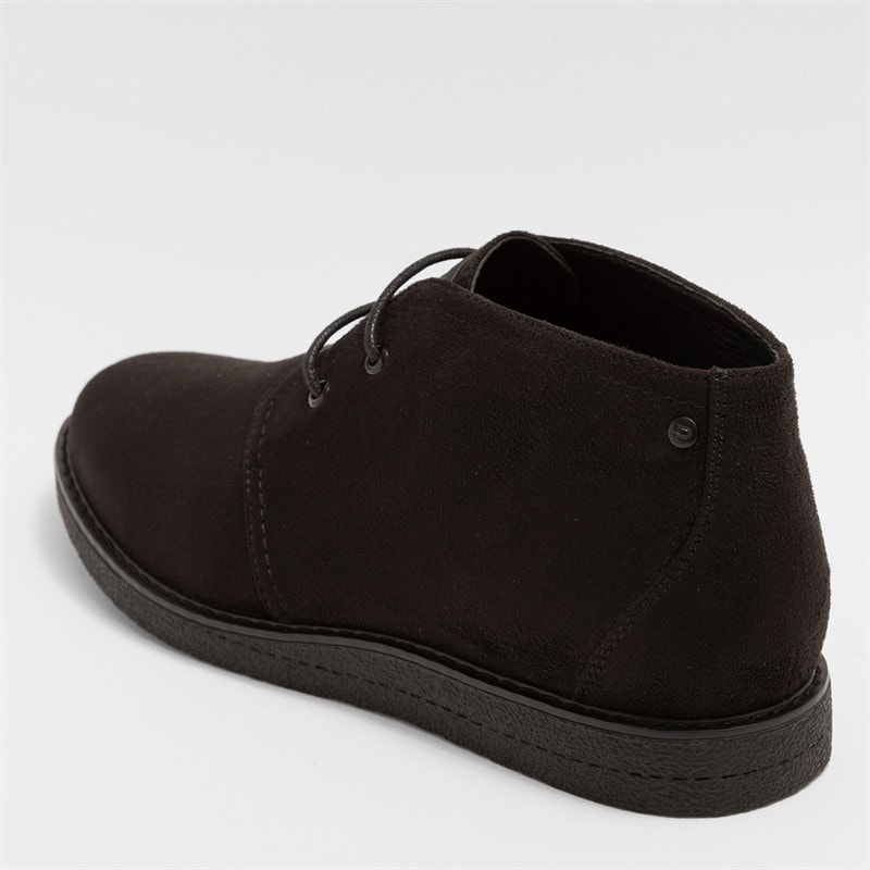 Mens Carlton Chukka Boots Black/Black - Image 3