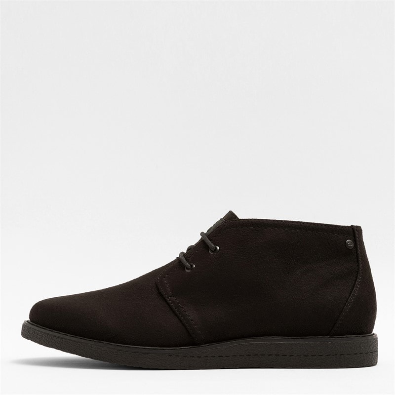 Mens Carlton Chukka Boots Black/Black - Image 5