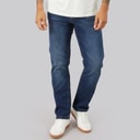 Mens Hydras Straight Fit Jeans Dark Wash