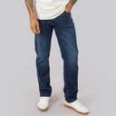 Mens Rushawn Relaxed Fit Jeans Dark Wash