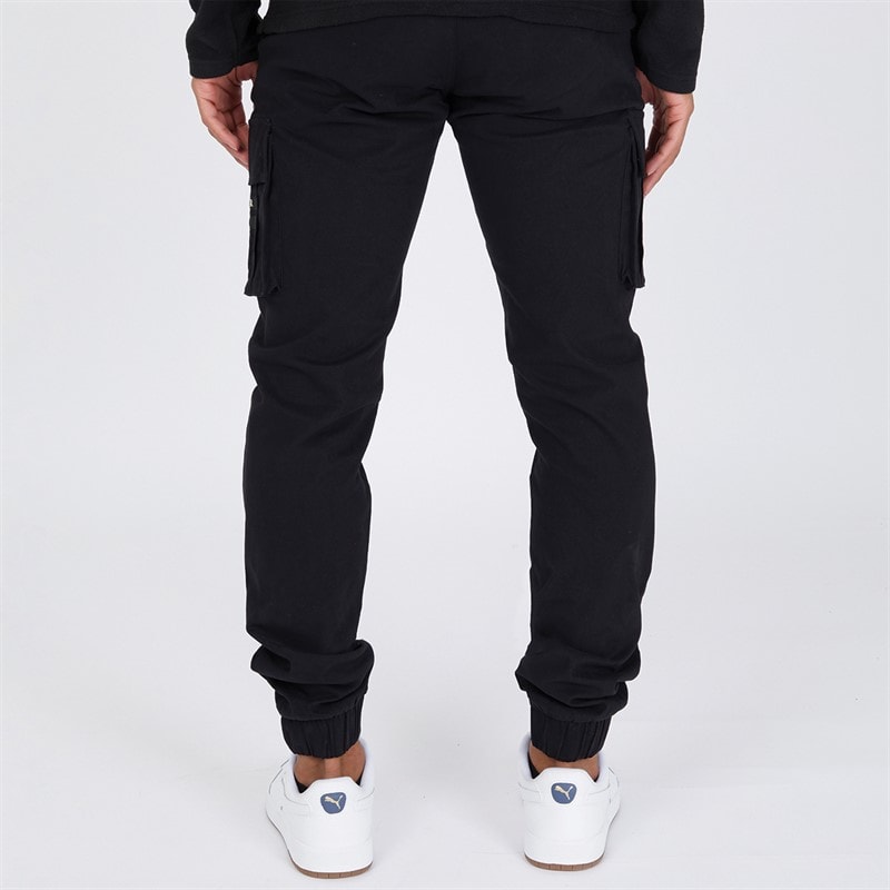 Mens Chemmer Woven Cargo Pants Black - Image 2