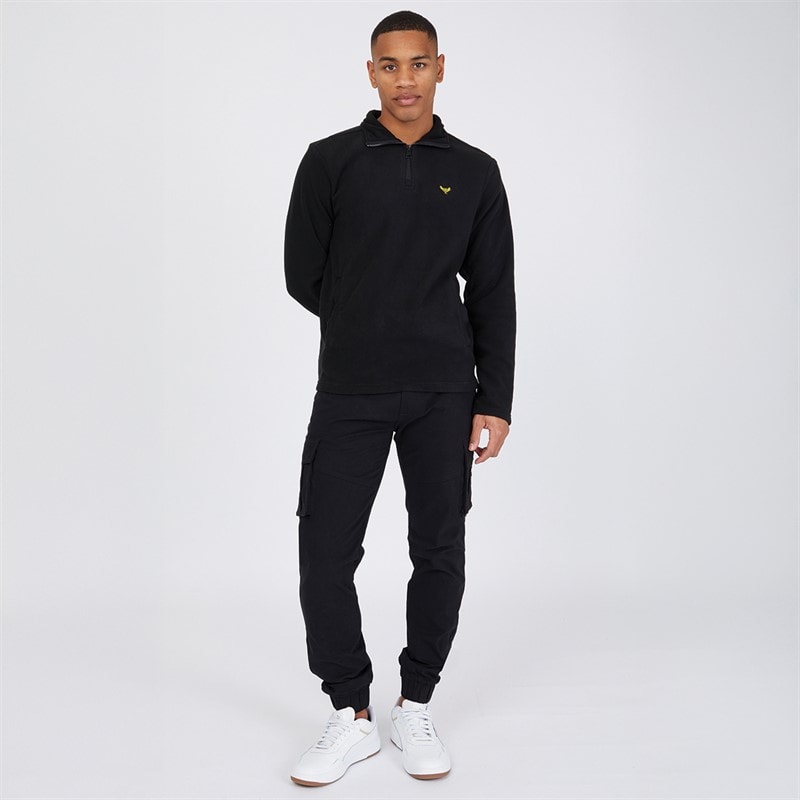 Mens Chemmer Woven Cargo Pants Black - Image 4