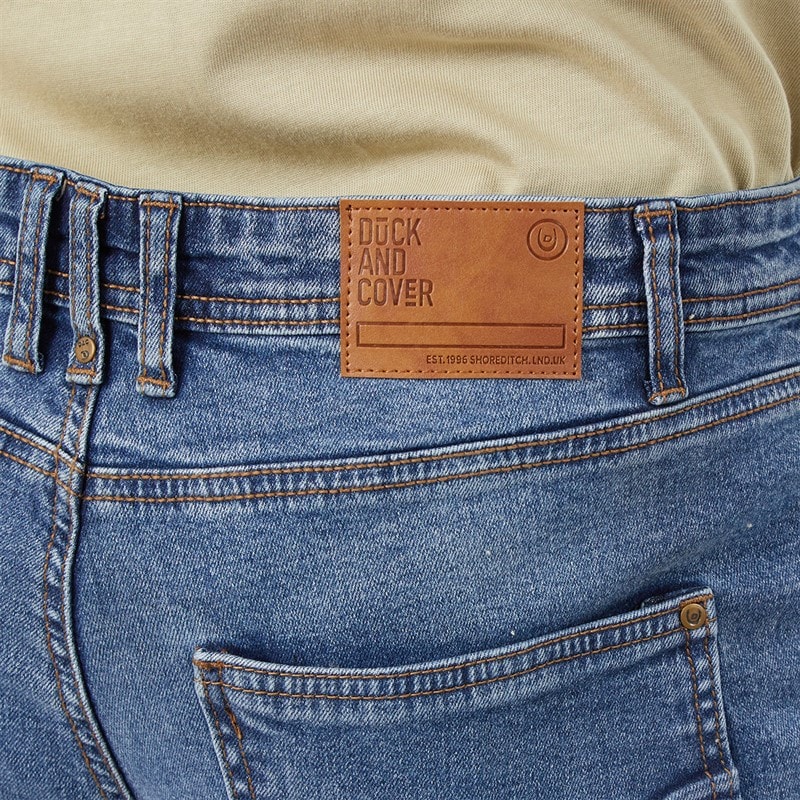 Mens Janstar Straight Fit Jeans Stonewash - Image 3