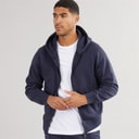 Mens Chemtars Full Zip Hoodie Navy