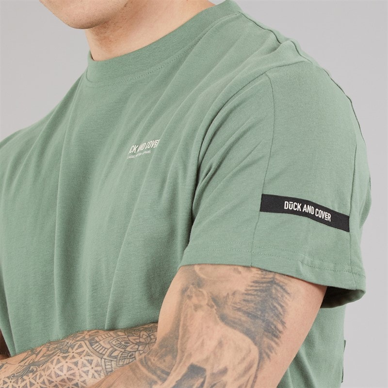 Mens Landway T-Shirt Olive - Image 5