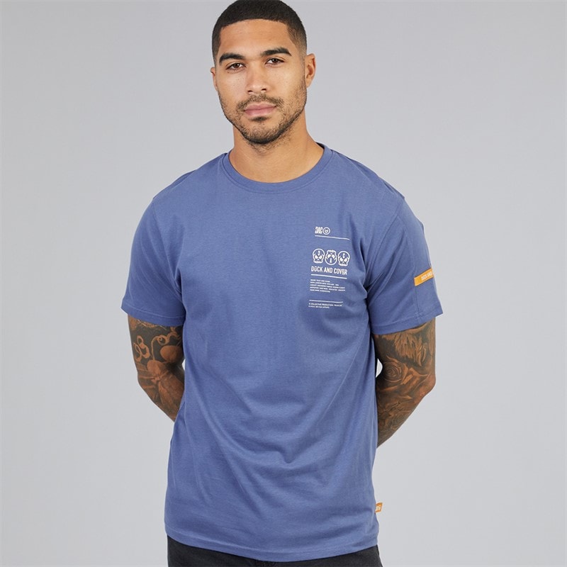 Mens Cramptone Carbon T-Shirt Denim - Image 1