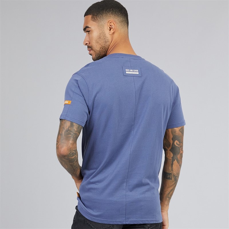 Mens Cramptone Carbon T-Shirt Denim - Image 2