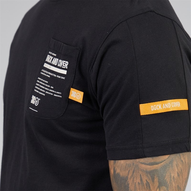 Mens Adamsberg Carbon T-Shirt Black - Image 3