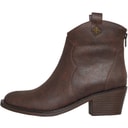 Womens Yolanda Heeled Ankle Boots Chocolate