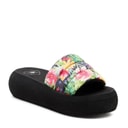 Womens Splash Bahama Sliders Black Multi