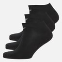 Mens Three Pack Trainer Socks Black