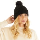 Womens Ivanna Bobble Hat Black